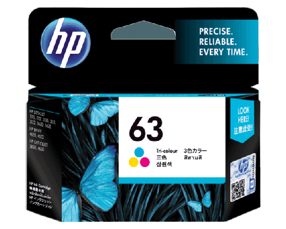 HP 63 COLOUR INK
